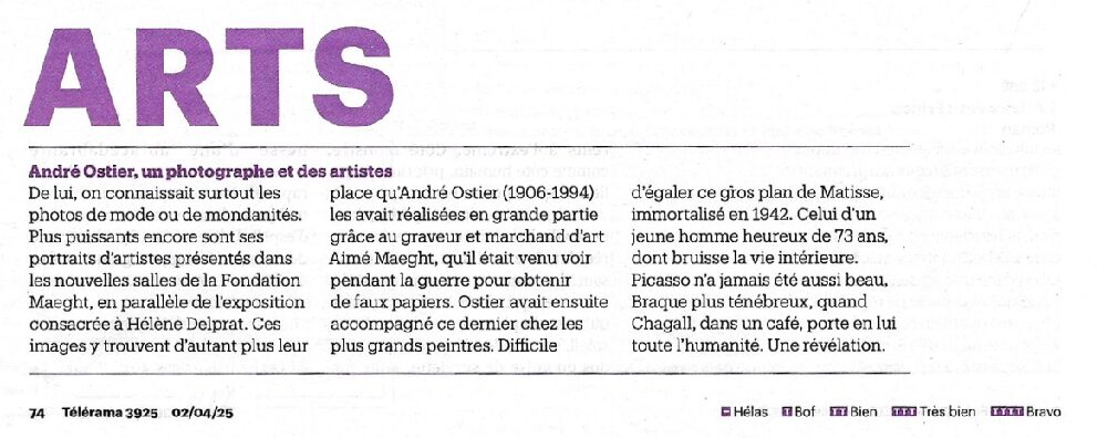 Télérama Sortir - 4 Avril 2025